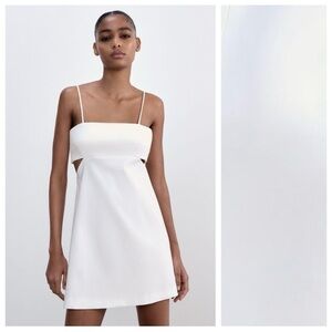 Zara White Mini Dress